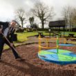 Chair at playpark revamp works-min